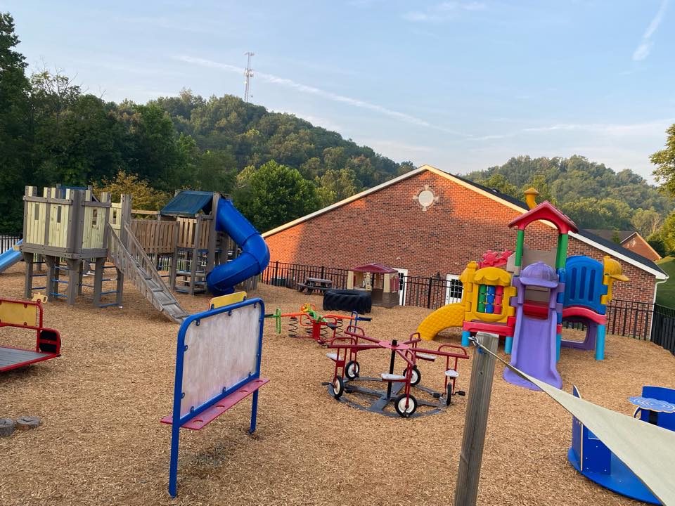 Children playing at daycare
